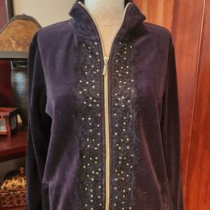 Onque Casuals velour jacket